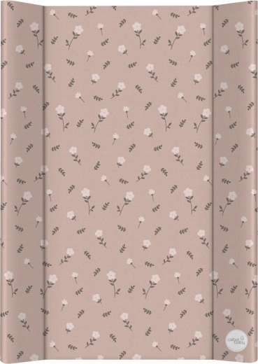 Ceba Baby harte Wickelauflage mit fester Platte 50 × 70 cm basic petite blossoms