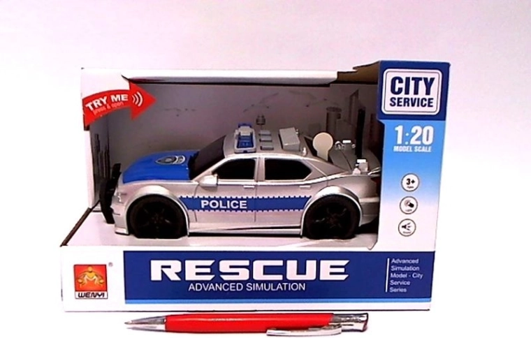 Polizeiauto mit Licht und Sound