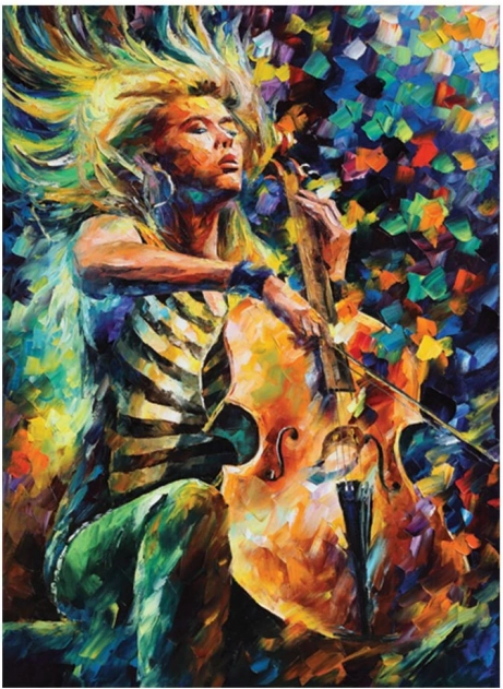 Puzzle ANATOLIAN Cellistin 1000 Teile