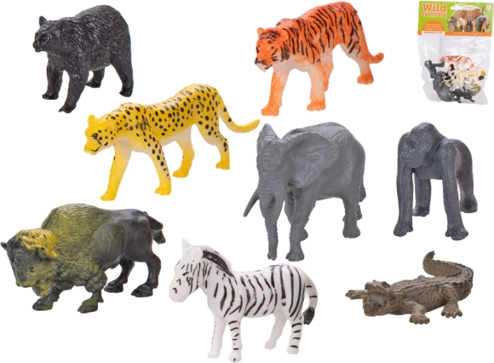 Set Safari-Tierchen 8 Stk. (3–6 cm) im Beutel