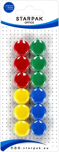 Farbmagnete Set 22 mm – 12 Stk.