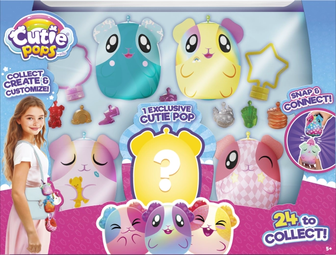 Cutie Pops Set aus Überraschungs-Rucksackanhängern (5 Stk.) – verschiedene Sorten
