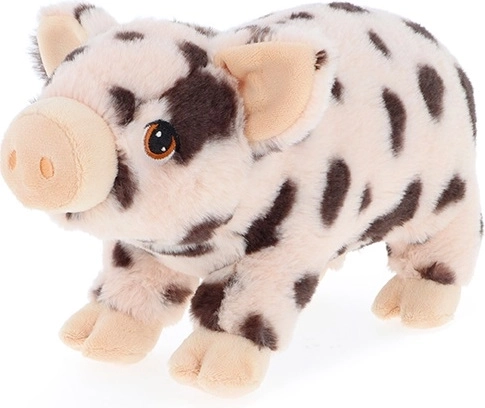 Keeleco Plüschschweinchen mit Punkten, 28 cm