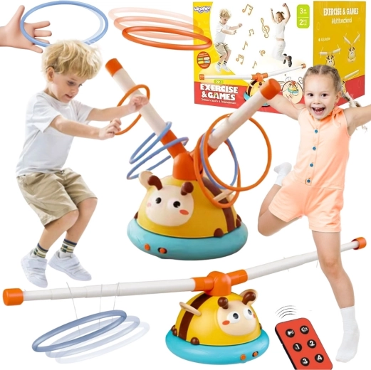 WOOPIE automatisches Hüpfspiel 2-in-1 mit Bienen-Ziel