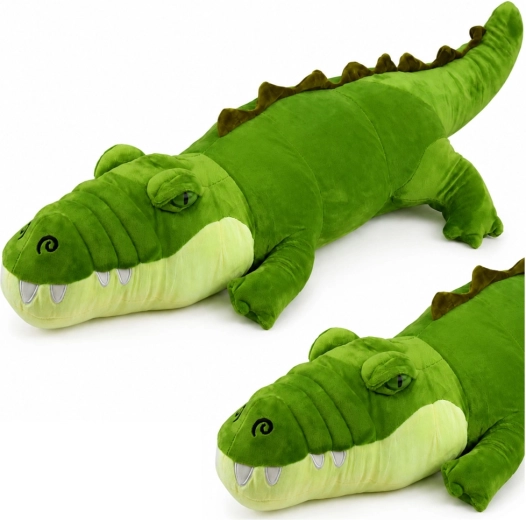 Realistisches Plüschkrokodil grün 70 cm – 1 Stück