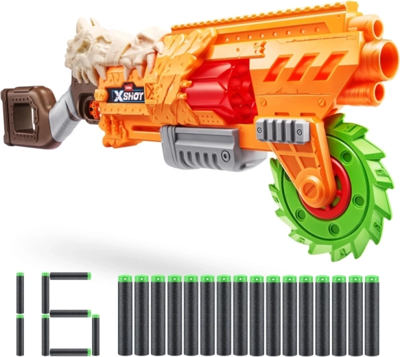 X-Shot Insanity Horrorfire Blaster mit 16 Pfeilen