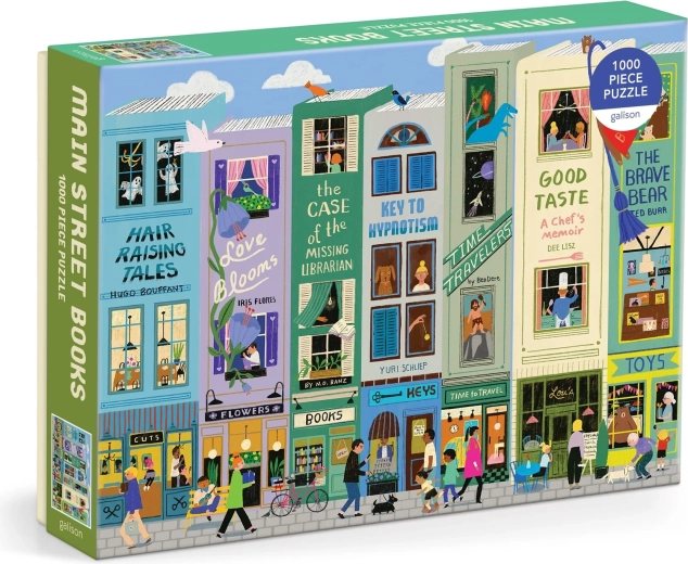 Puzzle Galison Buchhandlungen in der Hauptstraße 1000 Teile