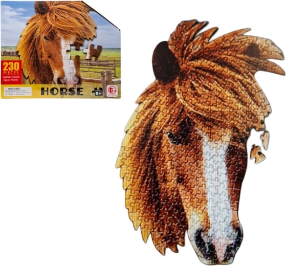 Puzzle mit 230 Teilen – Pferdekopf