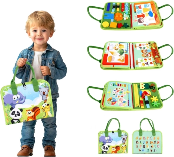 2Kids Toys sensorisches Beschäftigungsbuch Safari