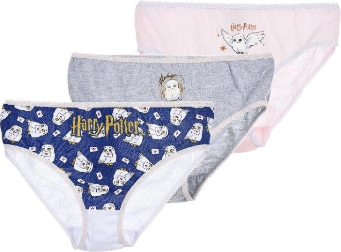 Set mit 3 Stück Baumwollslips Harry Potter