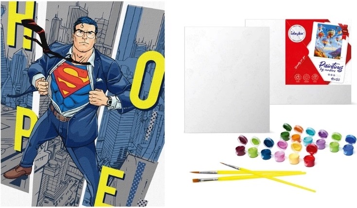 Malen nach Zahlen Warner Bros. Superman: Hoffnung 40 × 50 cm