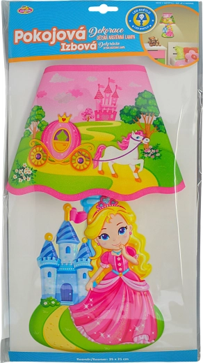 Kinder-Wandleuchte 3D Prinzessin