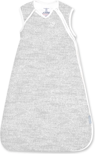 Ingenuity SwaddleMe Schlafsack TOG 2,5 aus Baumwolle Heather Grey 3m+