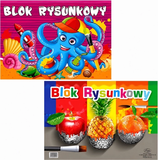 Weißer Zeichenblock A3, 19 Blatt, 80 g PROTOS