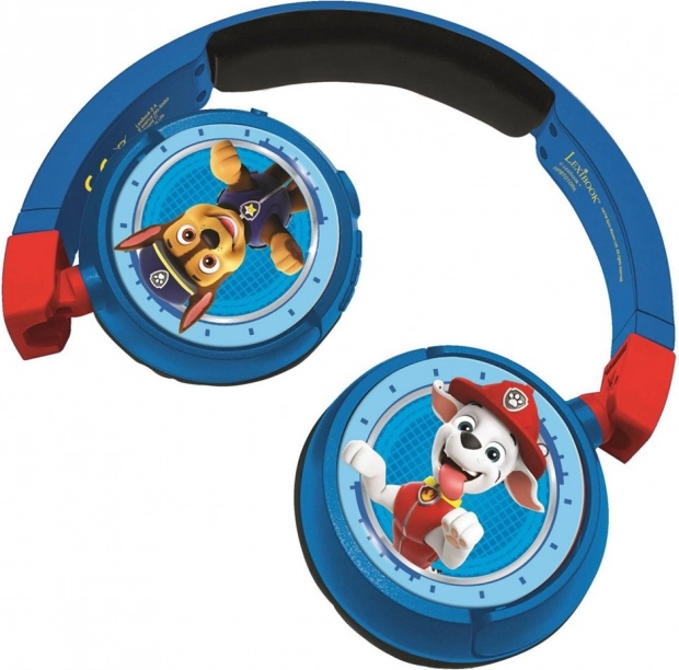 Kabellose und kabelgebundene Kinderkopfhörer PAW PATROL, faltbar