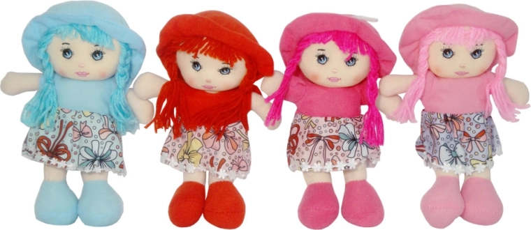 Stoffpuppe Dorotka 25 cm – singt und spricht Polnisch