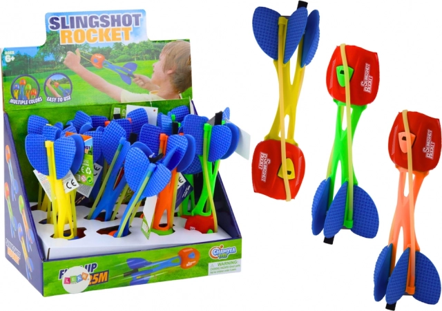 Bunte Schaum-Wurfrakete mit einer Reichweite von 25 Metern