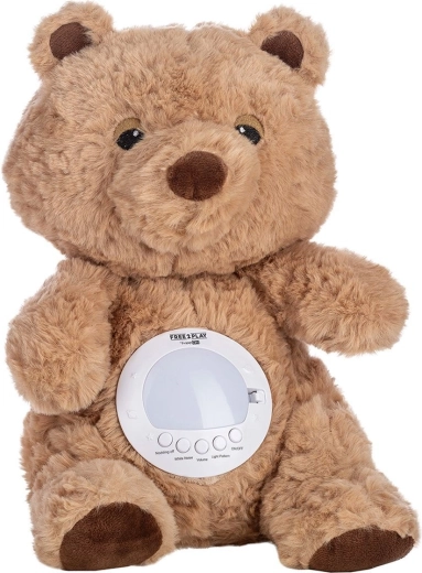 FreeOn Free2Play Einschlafhilfe mit Musik und Lichtprojektion Teddy Bear