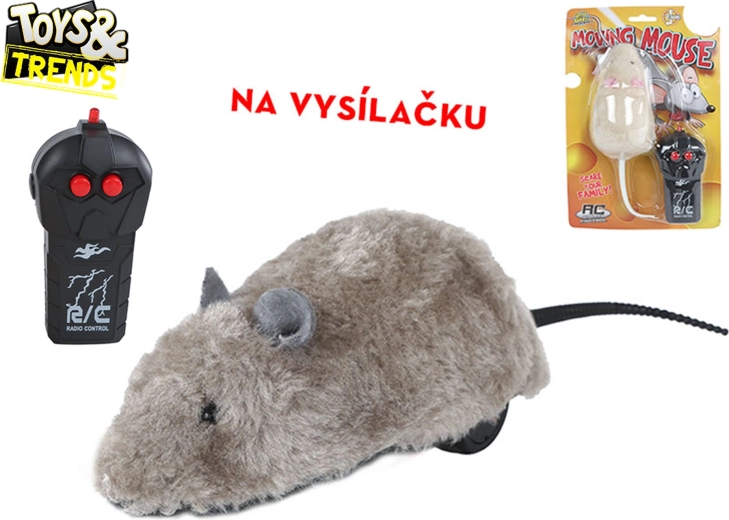 Toys&Trends RC Plüschmaus 2,4 GHz – lustiges ferngesteuertes Spielzeug