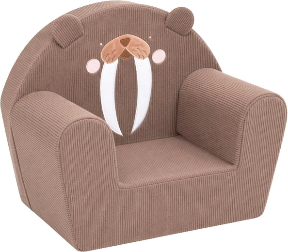 Kinder-Cord-Sessel New Baby Walross
