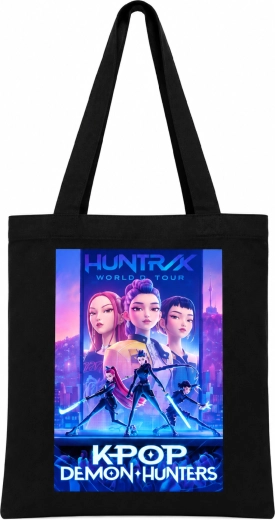 Baumwolltasche K-Pop Demon Hunters HUNTR/X