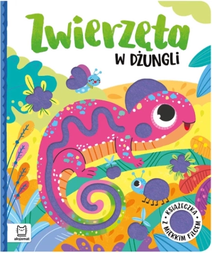 Tiere im Dschungel – weiches Sinnesbuch aus Filz