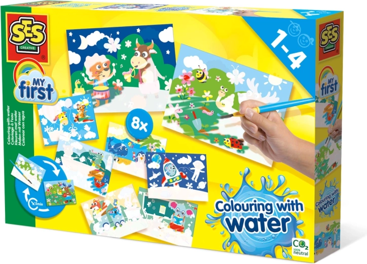 Mein erstes Malen mit Pinsel und Wasser Mega-Set