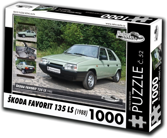Puzzle RETRO-AUTA Škoda Favorit 135 LS 1000 Teile