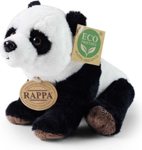Sitzender Plüschpanda Eco-Friendly 18 cm