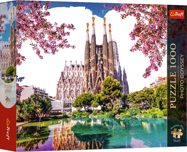 Puzzle 1000 Teile Photo Odyssey: Sagrada Família, Barcelona – Trefl