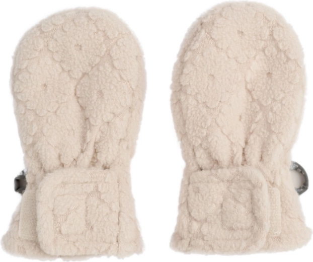 Lodger Kinder-Fäustlinge ohne Daumen Mittens Folklore Fleece Birch 1–2 Jahre - 1 Stück