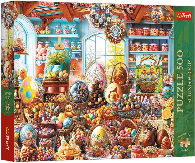 Trefl Premium Plus Puzzle Spring Bloom: Osterkonditorei (500 Teile)