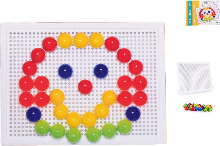 Mosaik mit Steckknöpfen 50 Stk im Koffer