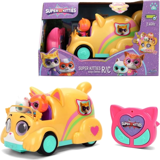 Jada Toys SuperKitties ferngesteuertes RC-Auto mit Ginny und Bitsy