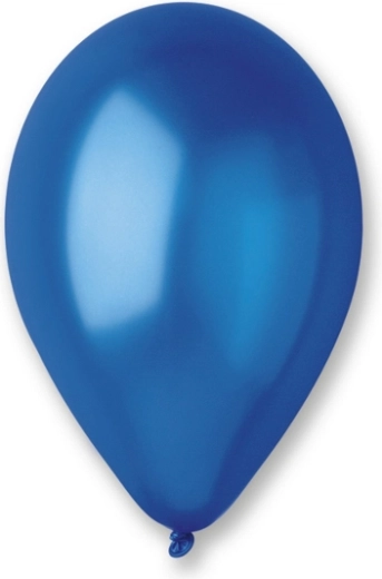 Metallische Luftballons 25 cm, dunkelblau