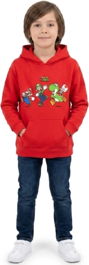 Roter Kapuzenpullover Super Mario