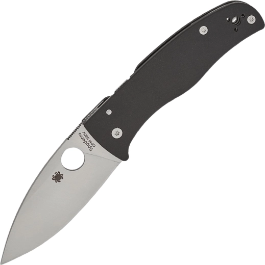 Spyderco Bodacious – Taschenmesser mit 9,2 cm Klinge, Satin, schwarzes G10