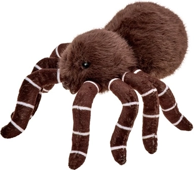 Braune dekorative Spinne 15 cm