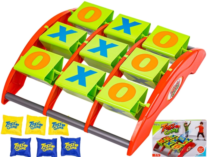 Toss Game Kreise und Kreuze Wurfspiel auf ein Ziel – große Version