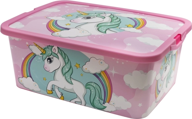 Aufbewahrungsbox mit Einhorn-Motiv 13 l