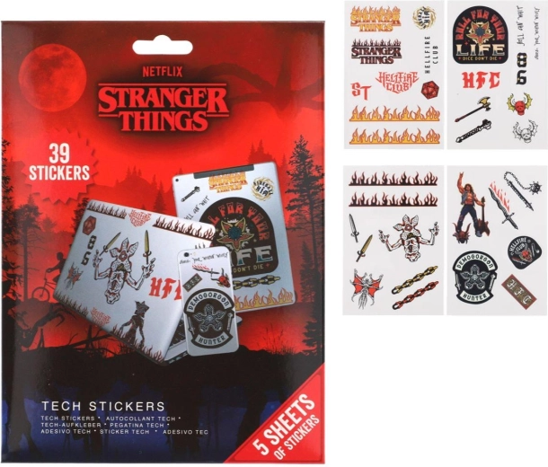 Technische Aufkleber Stranger Things 4 – 1 Stück
