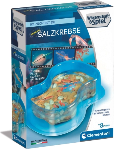 Clementoni originale Salzkrebse (Artemia salina) – Zucht und Beobachtung – 1 Stück