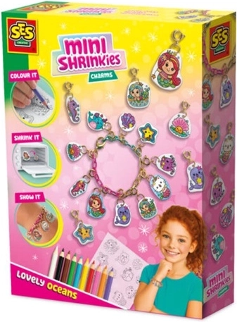 Ses Mini Shrinkies Charms Lovely Ocean – kreative Anhänger-Bastelset