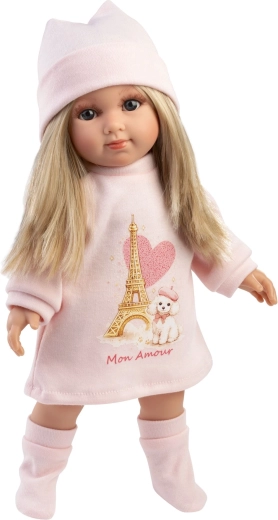 Llorens Elena realistische Puppe mit weichem Stoffkörper 35 cm