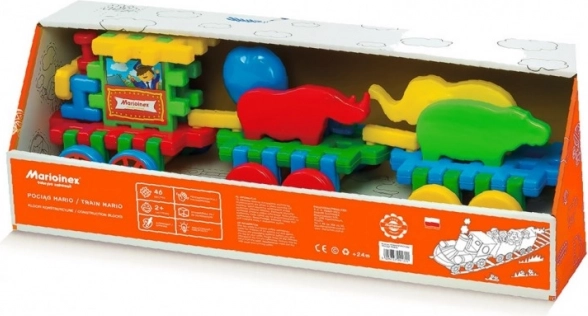 Bausteinset Zug MARIO – 41 Teile