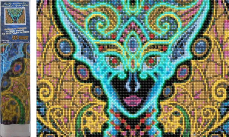 Diamantmosaik Elfenkönigin