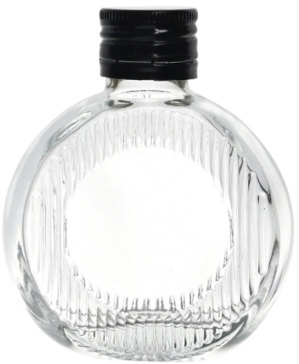 Fläschchen Moon 100 ml mit Metall-Schraubverschluss 28 mm
