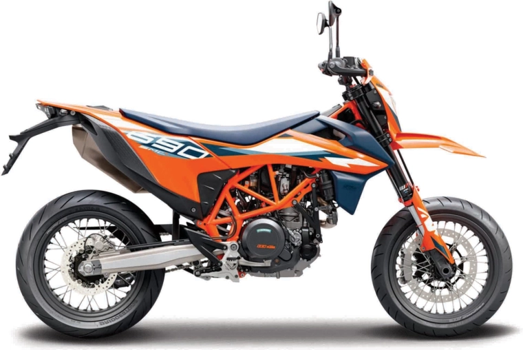 Maisto Motorradmodell KTM 690 SMC R 2023 1:12