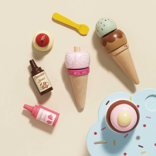 Holz-Eiscreme-Set Carlo’s Gelato Le Toy Van