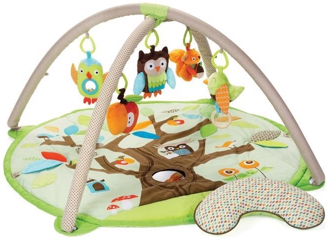 SKIP HOP Spieldecke mit Spielbogen Treetop Friends, 5 Spielzeuge und Bauchlagekissen